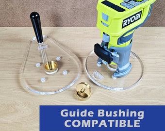 TrimFit Pro™ Ryobi ONE+ P601 / PCL424B | Router Base Plate | Guide Bushing Compatible