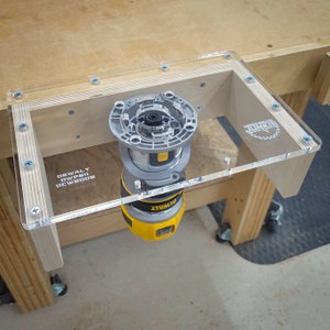 3/8 in Thick Trim Router Table | DeWalt | Makita | Milwaukee | Bosch | Ridgid | Ryobi