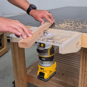 Trim Router Stand Trim Router Table for Popular Compact Routers: Fits Dewalt, Bosch ...