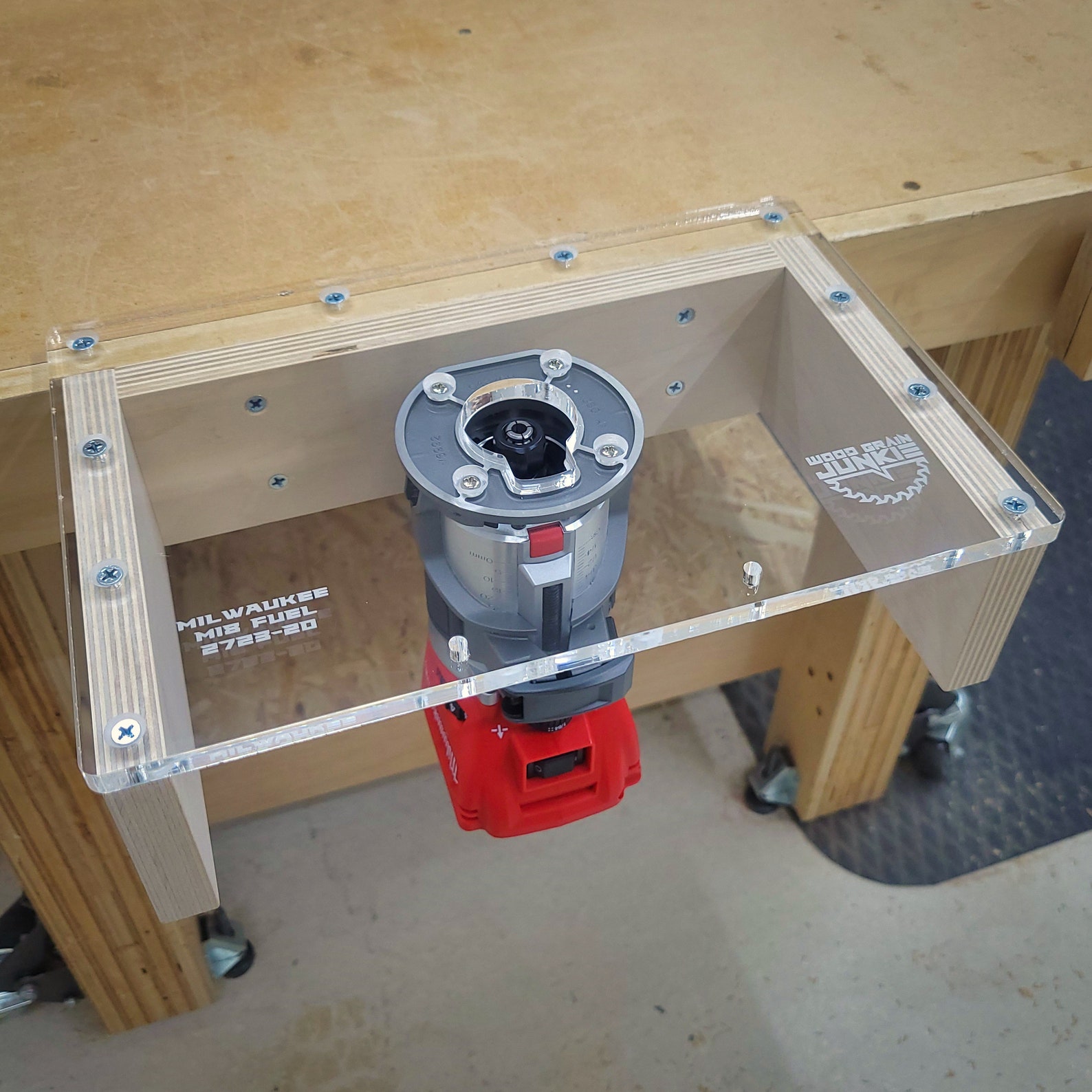 3/8 in Thick Trim Router Table Dewalt Makita Milwaukee Etsy