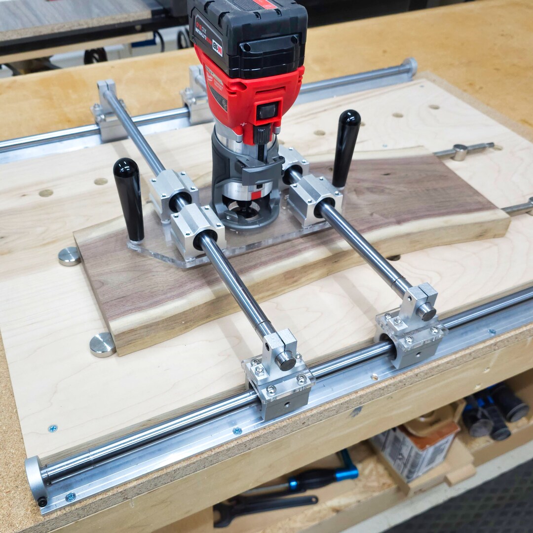 Trim Router Sled Kit Made to Assemble a Slab Flattening Jig Etsy