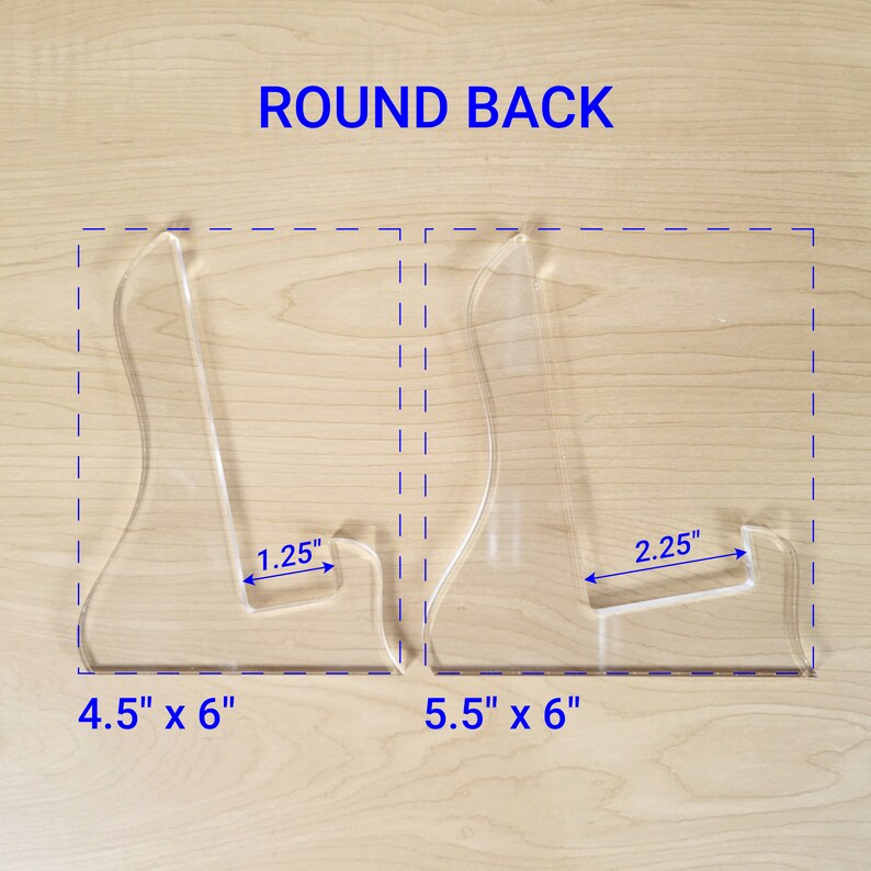 Round Back Cutting Board Stand Template Set Laser Cut Cast - Etsy