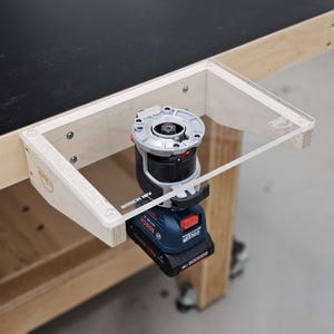 Trim Router Table for Popular Compact Routers: Fits Dewalt, Bosch ...