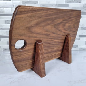 Straight Back Cutting Board Stand Template Set Laser Cut Cast Acrylic