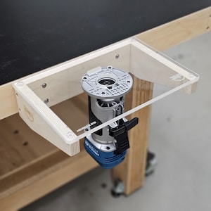 Trim Router Table for Popular Compact Routers: Fits Dewalt, Bosch ...