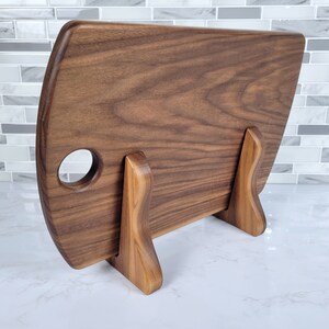 Round Back Cutting Board Stand Template Set Laser Cut Cast Acrylic