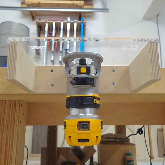 Trimfit Pro Trim Router Table Plate for Popular Compact Routers Dewalt Bosch milwaukee Makita Ridgid Ryobi Router Table Etsy