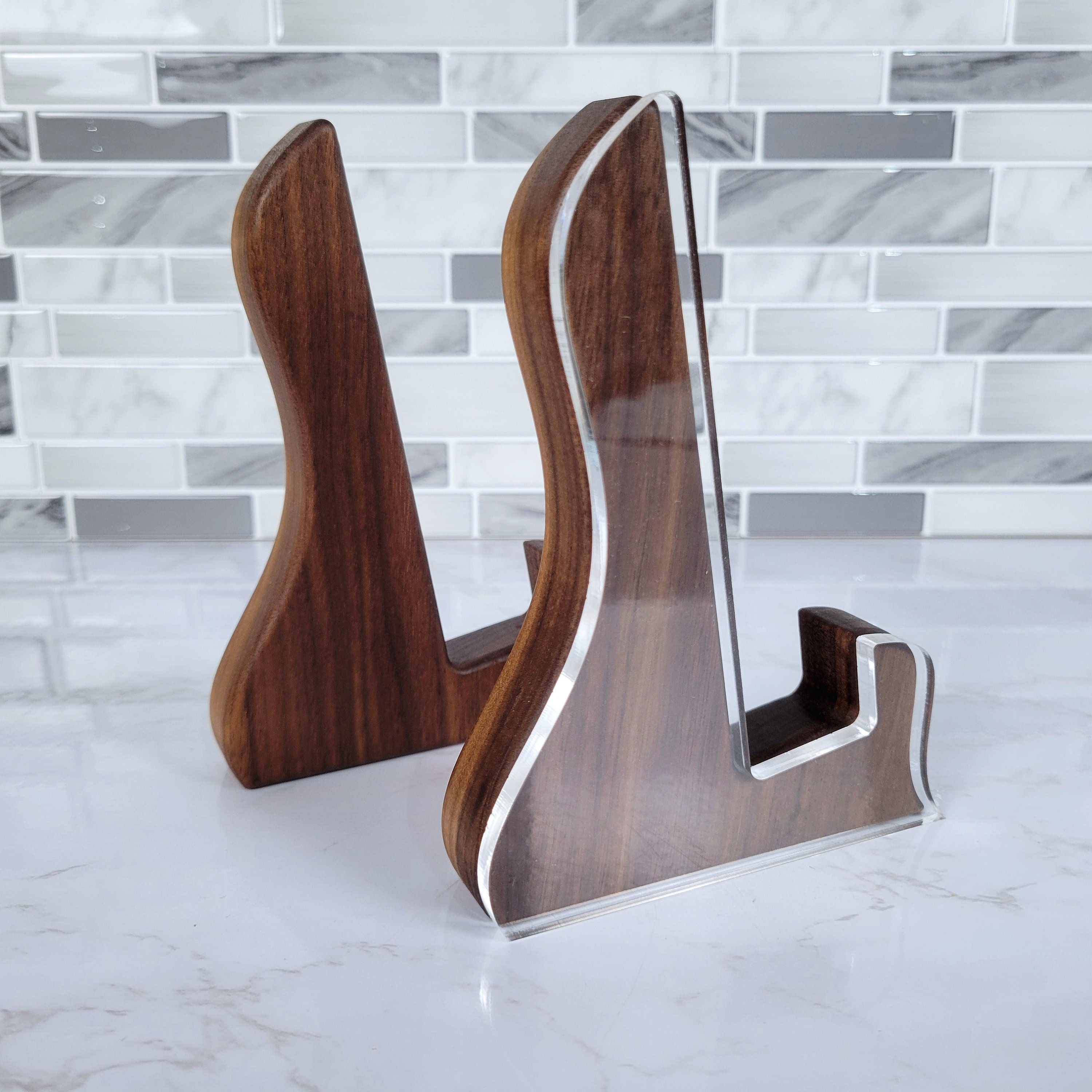 Round Back Cutting Board Stand Template Set | Laser Cut Cast Acrylic ...