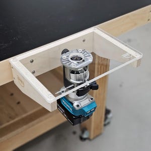 Trim Router Stand Trim Router Table for Popular Compact Routers: Fits Dewalt, Bosch ...