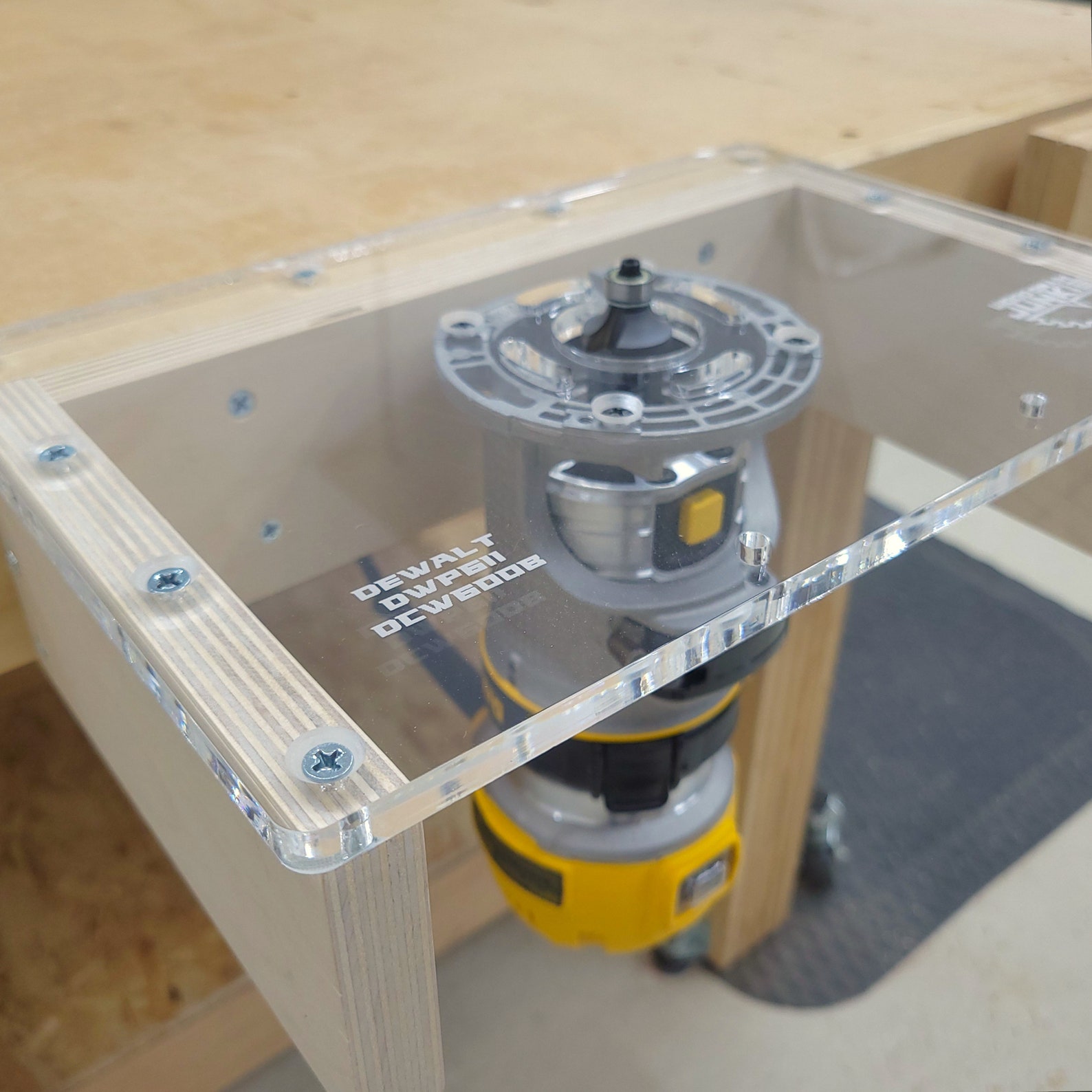 3/8 in Thick Trim Router Table Dewalt Makita Milwaukee Etsy