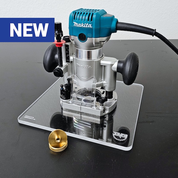 TrimFit Pro™ Makita Trim Router Plunge Base (196094-2) - 10x10 Inch Sub-Base Plate