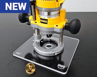 Base de inmersión para enrutador FullFit Pro™ DeWalt DW618 (DW6182) - Placa de subbase de 10 x 10 pulgadas