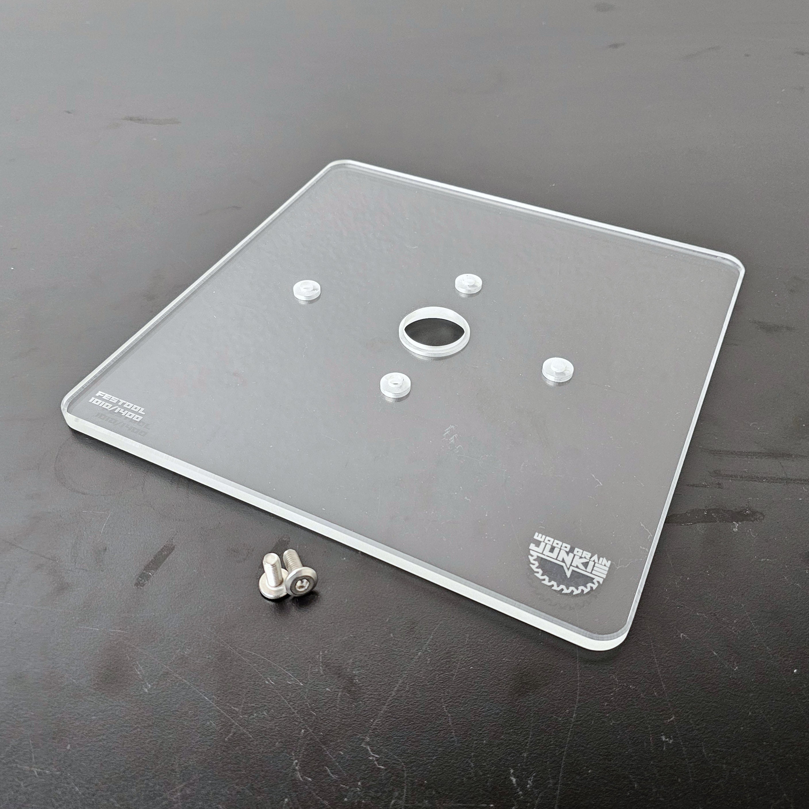 Festool Router Sub-base: 10 Inch Clear Acrylic, Guide Bushing ...