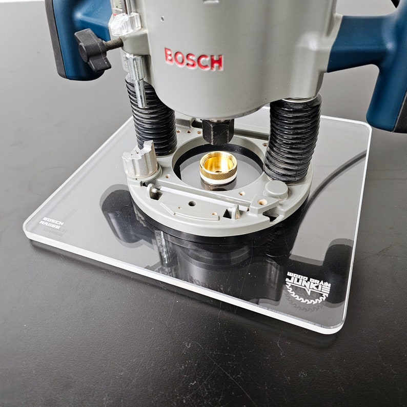 Plexiglass For Router Base Bosch 1617EVS Router Plunge Base: 10x10 Inch Acrylic Sub-base Plate - Etsy