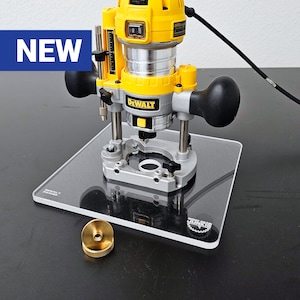 TrimFit Pro™ DeWalt Trim Router Plunge Base (DNP612) - 10x10 Inch Sub-Base Plate
