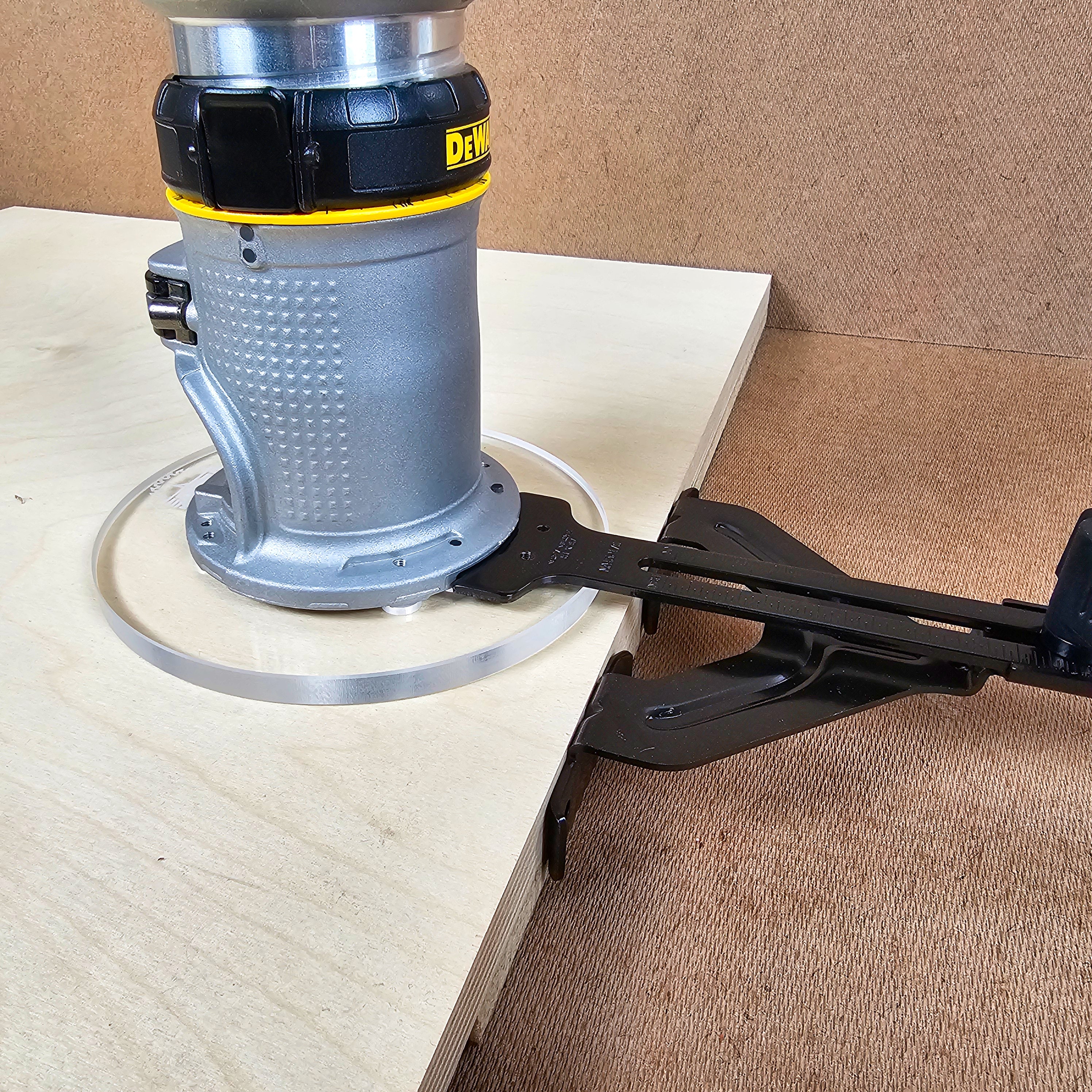 Dewalt router edge guide for fixed base compact router sale