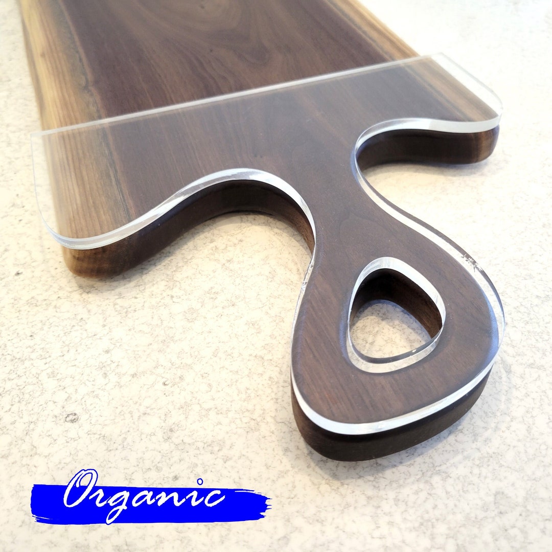 Charcuterie Board Handle Template | Laser Cut Template | Router Template | Tracing Guide | Organic Template | Necktie Template