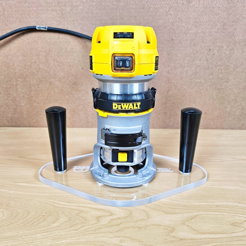D Handls Router Dewalt Router Base Plate: Dual Grip, Guide Bushing Compatible - Etsy