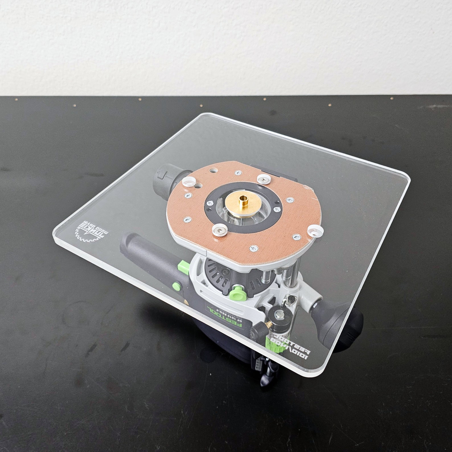 Festool Router Sub-base: 10 Inch Clear Acrylic, Guide Bushing ...