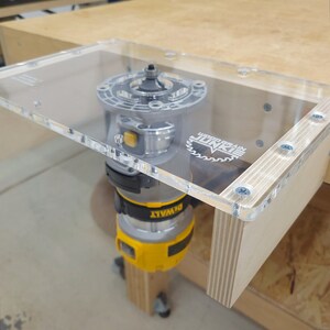 Trim Router Table Plate: 12x8