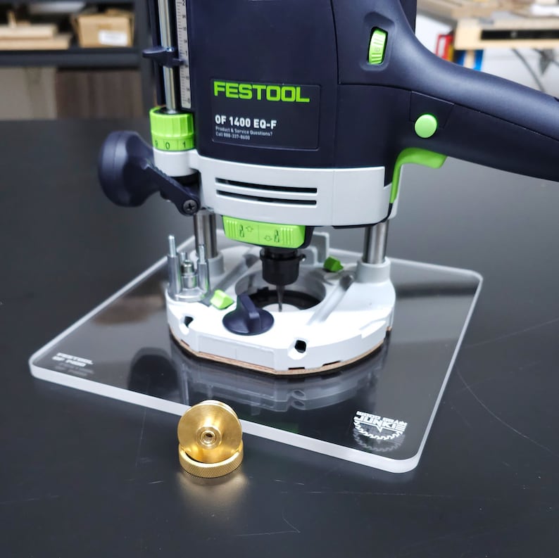 Festool Router Sub-base: 10 Inch Clear Acrylic, Guide Bushing ...