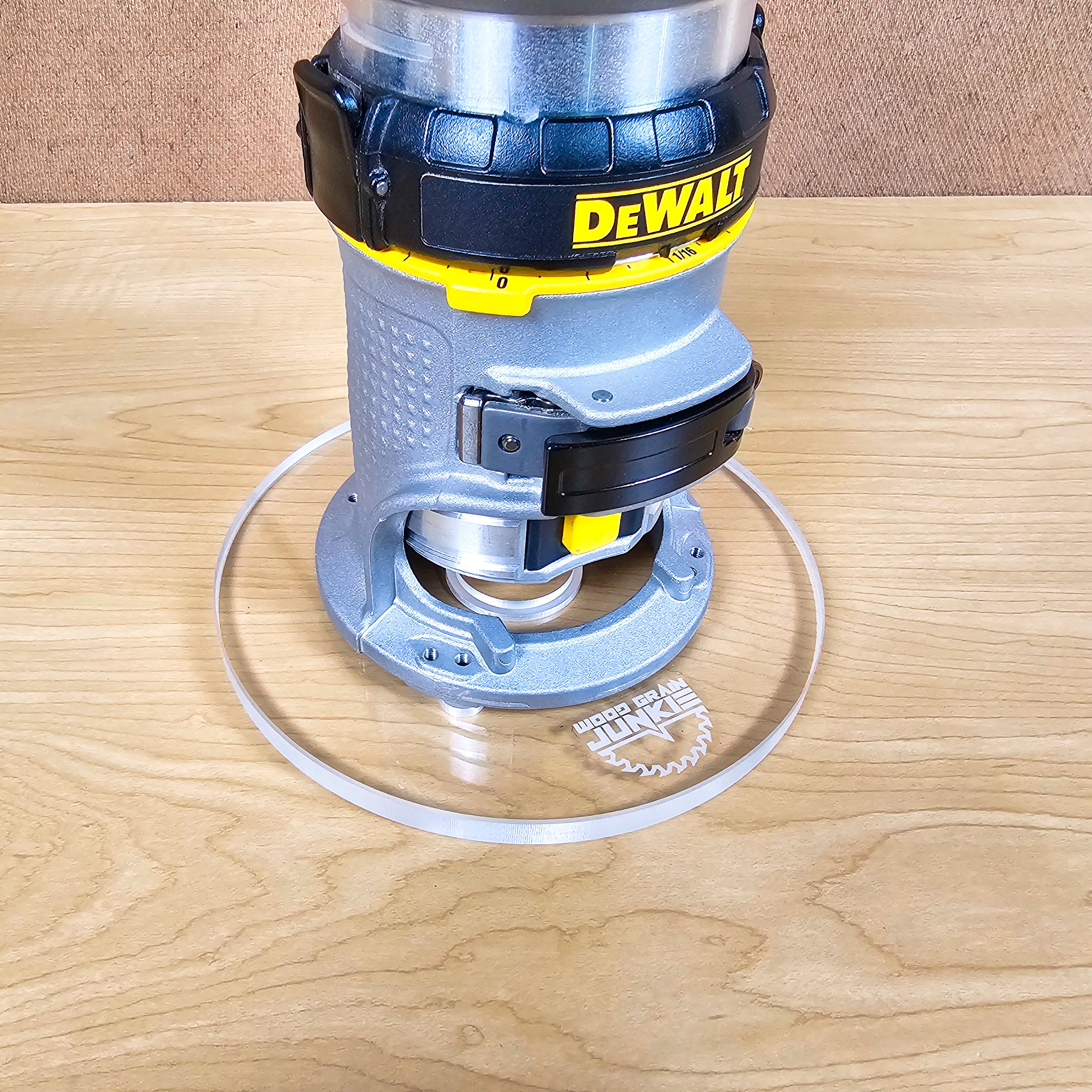 Dewalt Router Base Plate: Clear Acrylic, Guide Bushing Compatible - Etsy