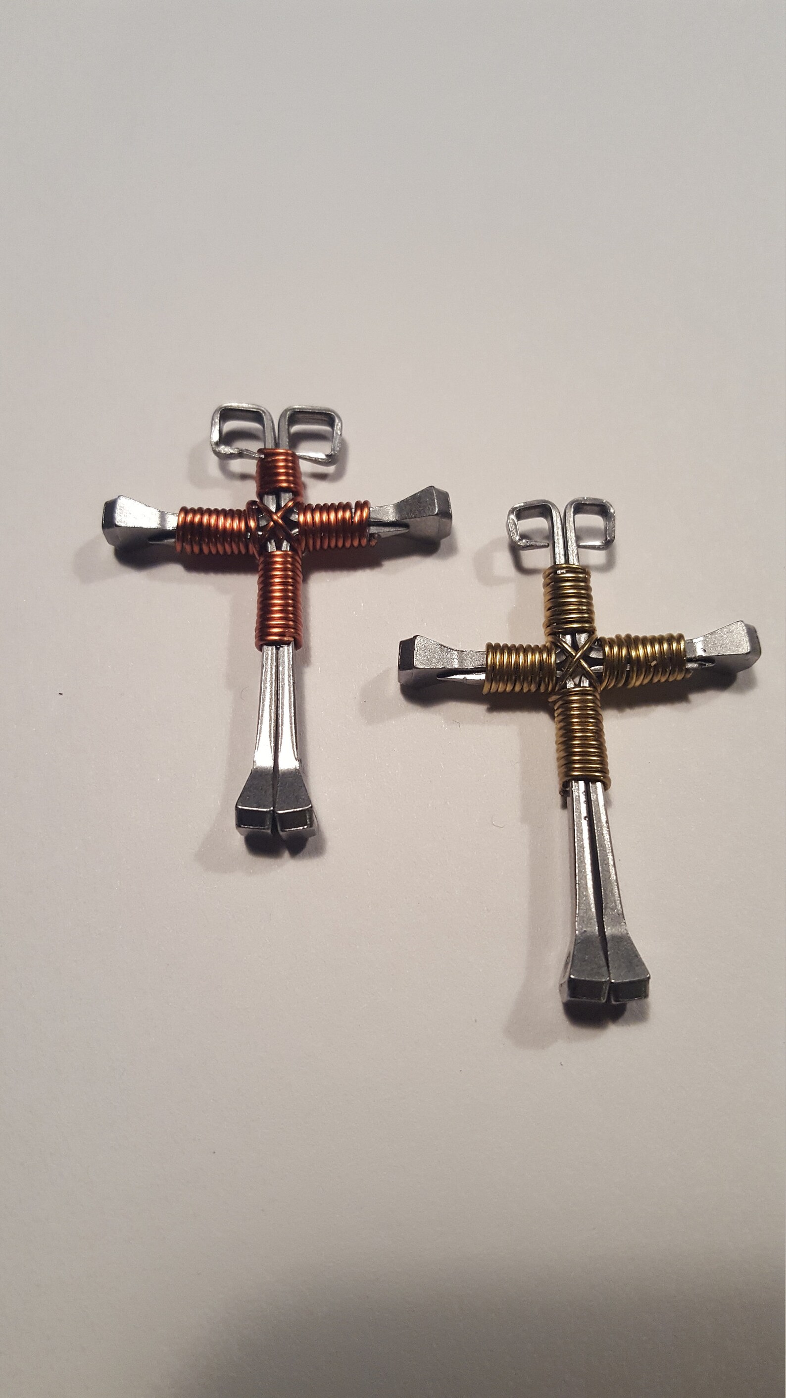 Horseshoe Nail Cross Etsy