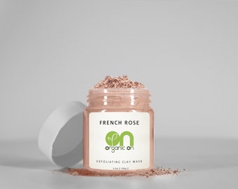 Organic Pink Clay  | Mature Skin | Anti Ageing | Exfoliate | Natural Herbal Skincare|Spa Treatment