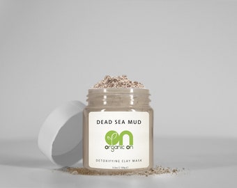 Dead Sea Mud Mask |Detox Mask |Organic Natural Herbal |Bentonite Clay | Activated Charcoal | Hydrate | Improve Complexion | Antitoxic