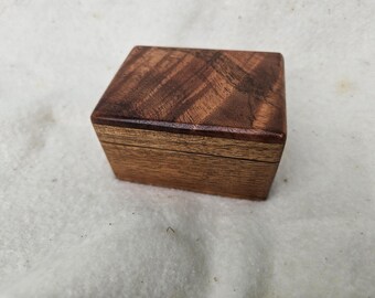 Curly Koa lift lid box