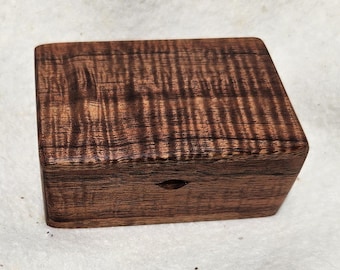 Extraordinary Curly Koa lift lid box