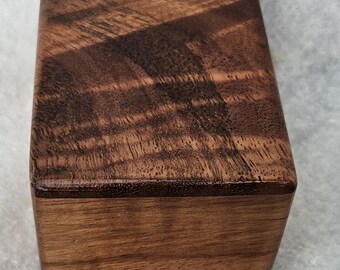 Curly Koa lift lid box