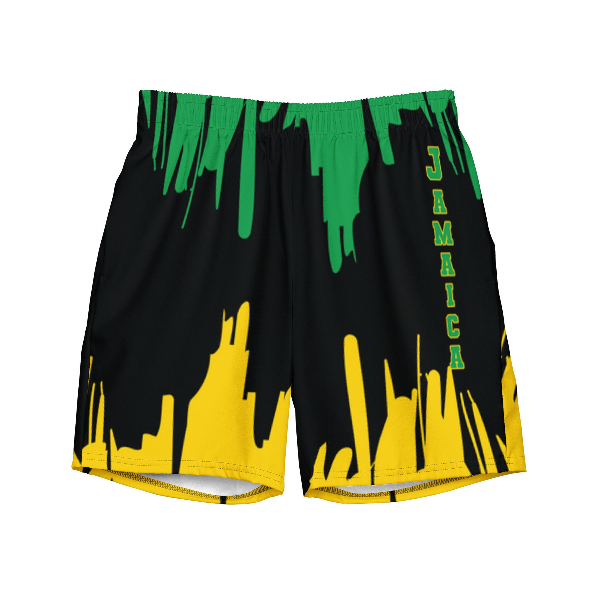 Jamaican Men's Swim Trunks Jamaican Swin Trunks Etsy