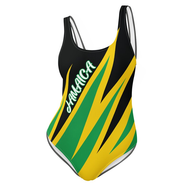 Jamaican Swimsuite Onepiece Swimsuit Jamaica Color Onepiece Swimsuit