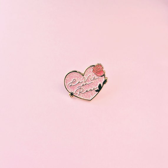 Izone Izone Produce 48 La Vie En Rose Enamel Pin Badge Etsy