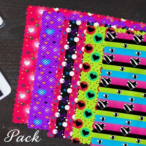 Cute Hearts Lens Cloth Pack | Girly Lens Cloths | Eyeglass Cloth | Tech Gadget Cleaning Cloth | Eye Wear Accessories | Lens Cloth
