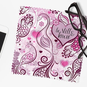 Be Still Lens Cloth | Pretty Lens Cloths | Lens Cloths | Eyeglass Cloth | Tech Gadget Cloth | Lens Cleaning Cloth | Inspirational Gifts