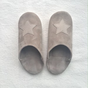 Round indoor suede slippers for women, suede slippers, house slippers, handmade LEATHER slippers, ARTISANAL