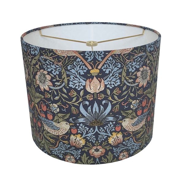 William Morris Strawberry Thief Lampshade -Made To-Order-Home Decor-Nursery Lamp Shade