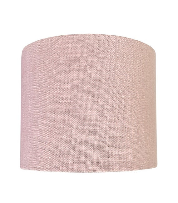 Blush Linen Lamp Shade Custom Made to order home Decor table Lamp