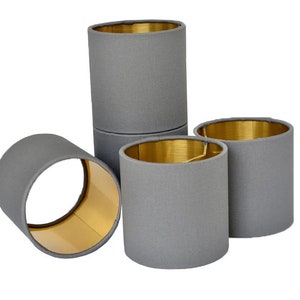 Listing is for one shade - Grey Sconce Shades - Chandelier Shades  -Custom Made-Made To-Order-Home Decor-High End Shades