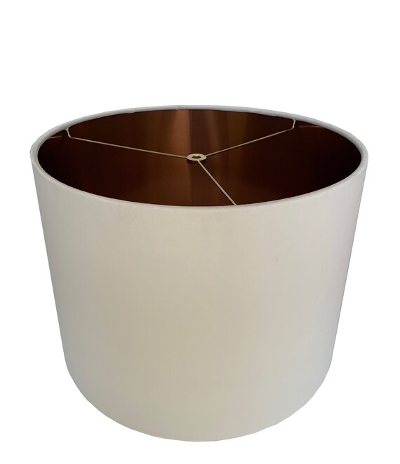 Ivory Velvet Drum Lampshade ivory Gold Velvet Lamp Shade Lampshade