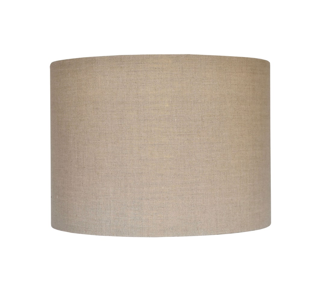 Natural Linen Lamp Shade Custom Madetoorderhome Decortable Lamp