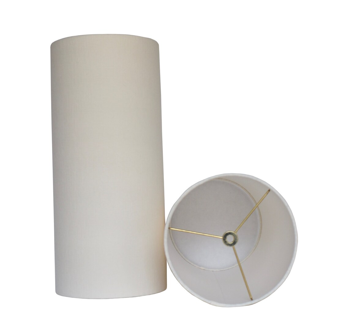 Ecru Linen Lamp Shade Custom Madetoorderhome Decortable Etsy