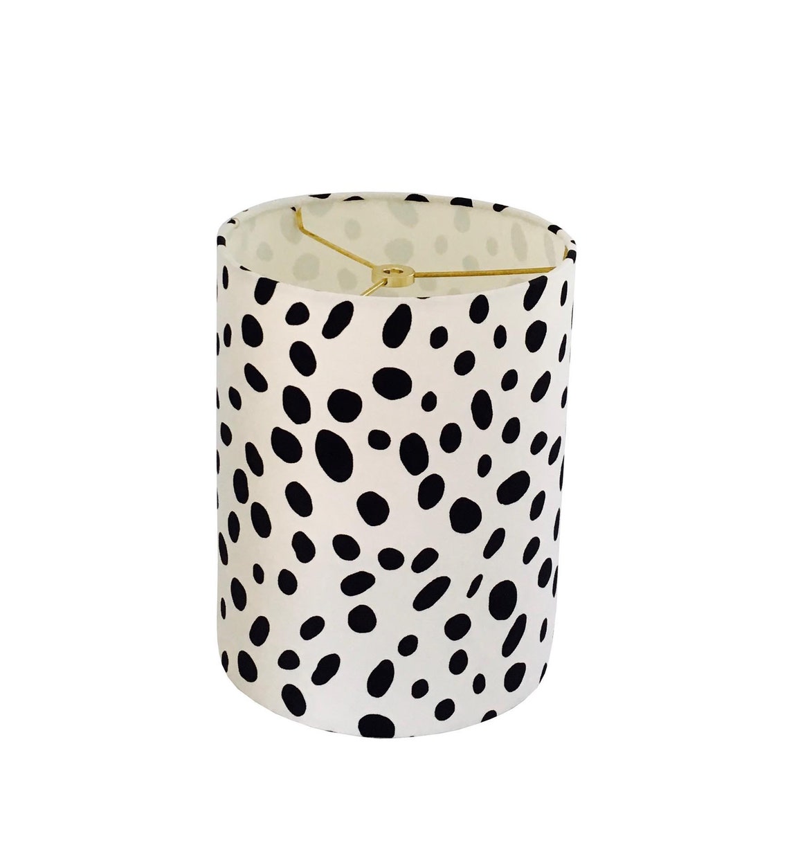 Black and White Drum Lampshadeanimal Print Lamp Shade Etsy