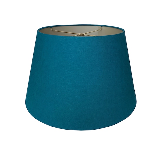 Teal Gold Tapered Lampshade-lamp Shade Lampshade-custom - Etsy UK