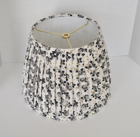 grey gold lampshade
