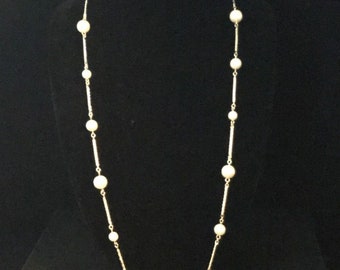 Vintage Avon Faux Pearl Necklace