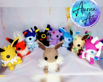 Eeveelution Set Crochet Amigurumi