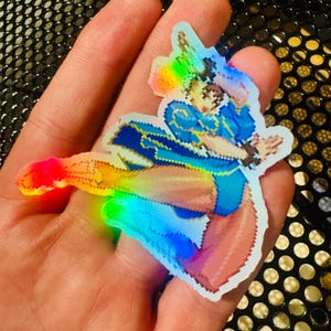 Chun Li Holographic Sticker